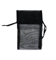 BLACK ORGANZA DRAWSTRING BAGS 27226-BX